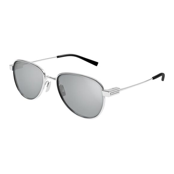 Saint Laurent SL 772-003 Silver Metal Aviator Sunglasses